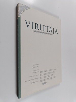 Virittäjä 2/1996 : kotikielen seuran aikakauslehti