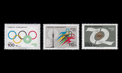 Turkki 2261-3 ** Kesäolympialaiset München (1972)
