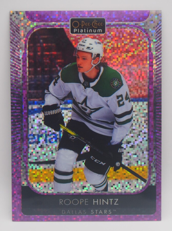 2021-22 OPC Platinum Violet pixels Roope Hintz /299
