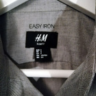 H&M MAN, miesten harmaa kauluspaita (S-koko) - pikkukuva 4