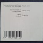 Postimerkkivihko Kissoja 1995 - 6 käyttämätöntä 2,80 mk - pikkukuva 2