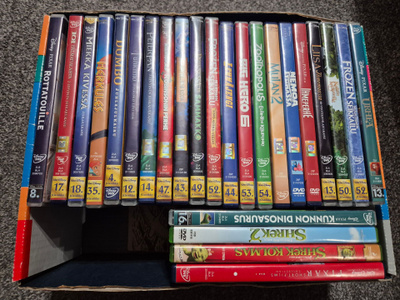 Animaatioelokuvia 25 kpl - Disney / Pixar / muut