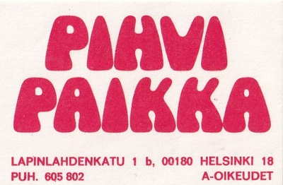 Helsinki, Pihvi paikka    b528