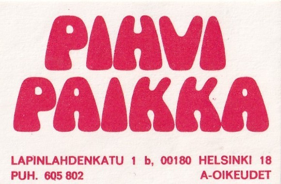 Helsinki, Pihvi paikka    b528