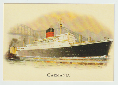 CARMANIA   Cunard Ocean Liners  No 150 (R)