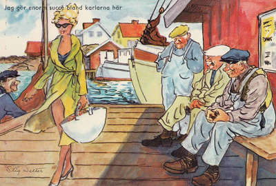 Stig Walter, Kaunis nainen ukot penkillä p210