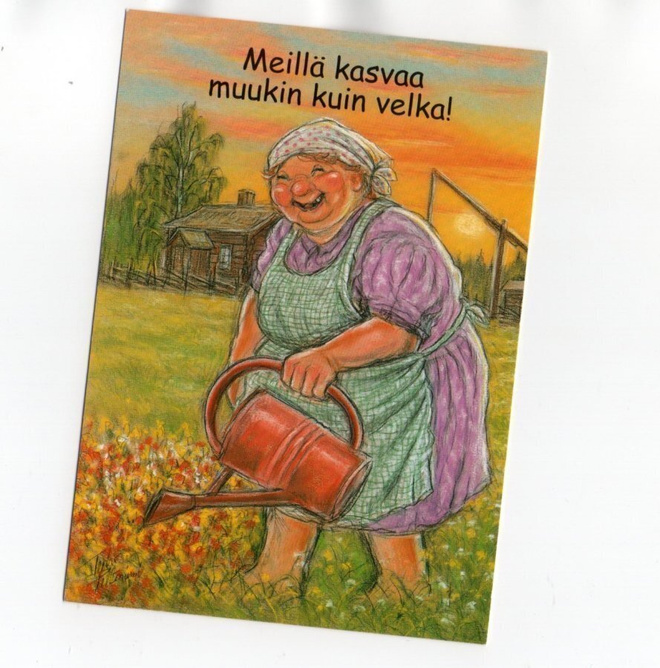 °°MEILLÄ KASVAA MUUKIN...°° -KORTTI /Hörölä