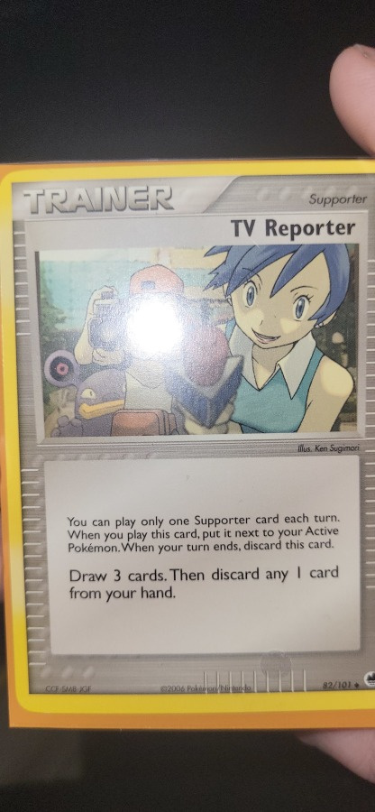 TV Reporter (DF 82) EX Dragon Frontiers Uncommon card
