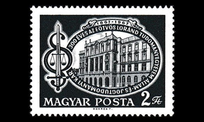 Unkari 2364 ** Yliopiston tiedekuntia 300v (1967)