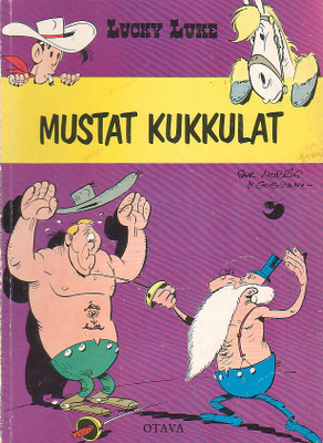 Morris: Lucky Luke - MUSTAT KUKKULAT (1-painos)