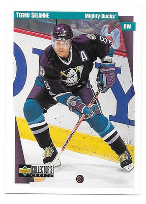 1997-98 Collector`s Choice #8 Teemu Selänne Anaheim Ducks