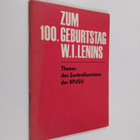 Zum 100. geburtstag wladimir iljitsch lenins - thesen des... - pikkukuva 1