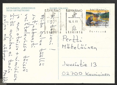 Heinävesi - Säynämö leirintä 16.6.1983