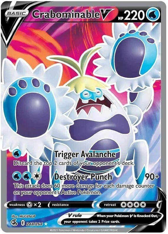 Crabominable V 248/264 - Fusion Strike - NM/M