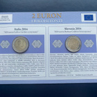 2€ 2014 Slovenia + Italia Monetan erikoissarja UNC - pikkukuva 2