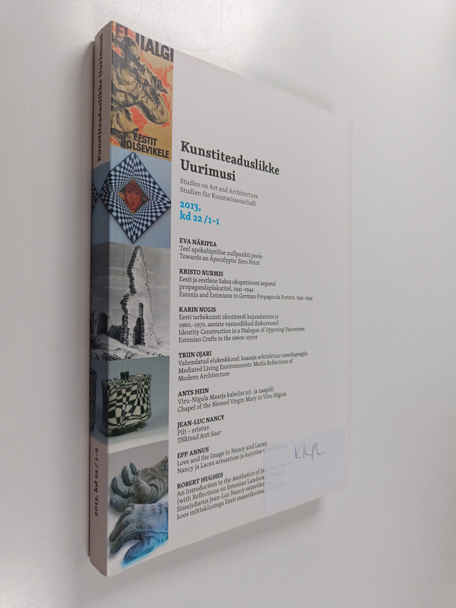 Kunstiteaduslikke Uurimusi 2013, kd 22 /1-1