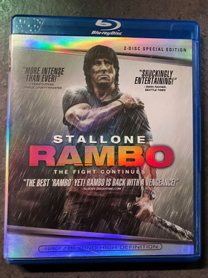Rambo IV (2008) blu-ray Theatrical + extended cut