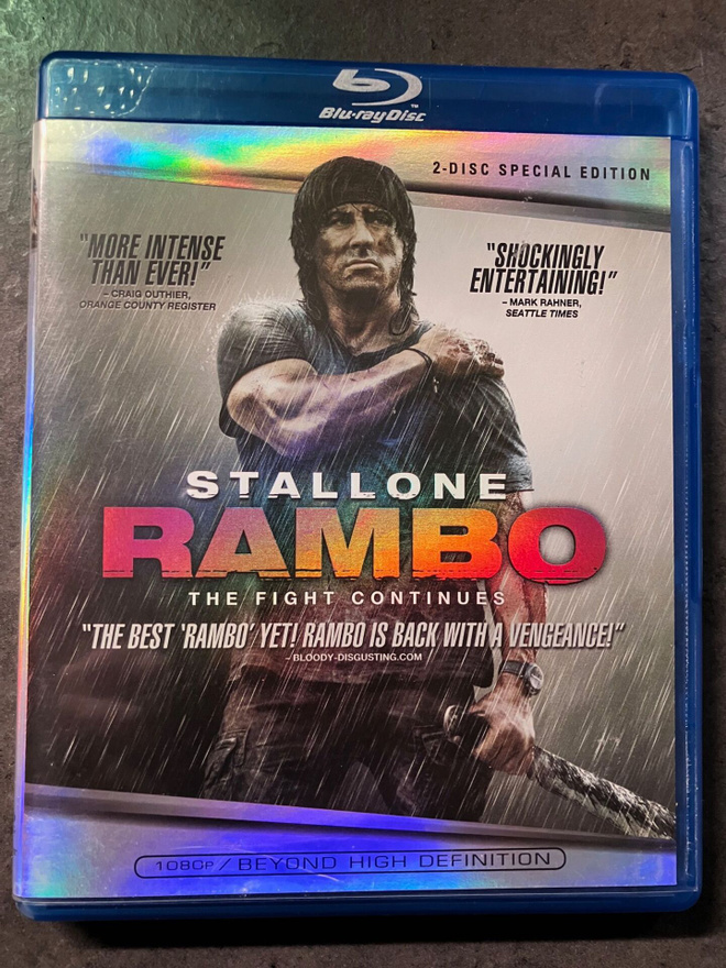 Rambo IV (2008) blu-ray Theatrical + extended cut