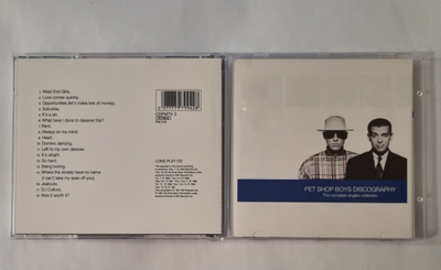 PET SHOP BOYS: DISCOGRAPHY - THE COMPLETE SINGLES CD