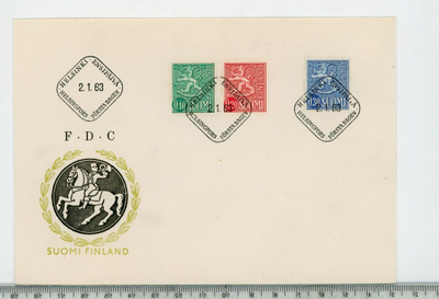 Leijonamalli 1963 FDC