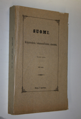 Suomi : kirjoituksia isänmaallisista aineista (lukematon)...