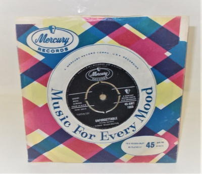 DINAH WASHINGTON: Unforgettable 7"