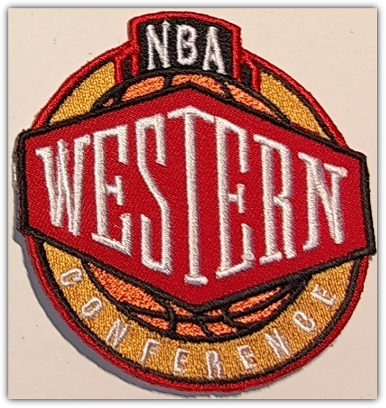 NBA - Western Conference -kangasmerkki / hihamerkki