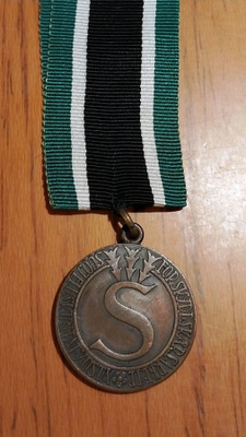 Suojeluskunnan ansiomitali - pieni  numero
