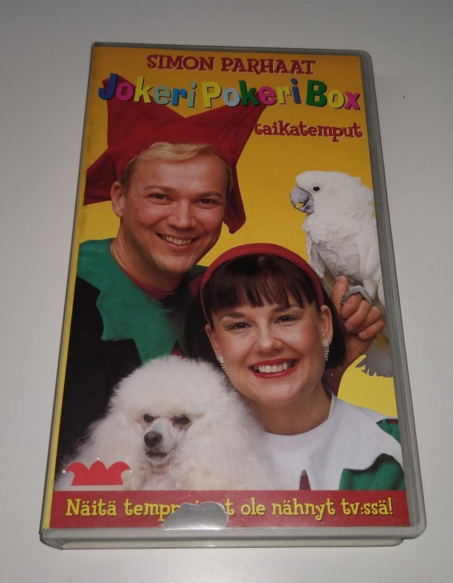 SIMON PARHAAT JOKERI POKERI BOX TAIKATEMPUT VHS