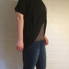 Sisters Point musta avoin neuletakki S/M - pikkukuva 3