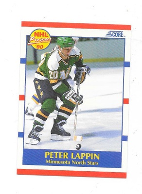 1990-91 Score #403 Peter Lappin Minnesota North Stars RC
