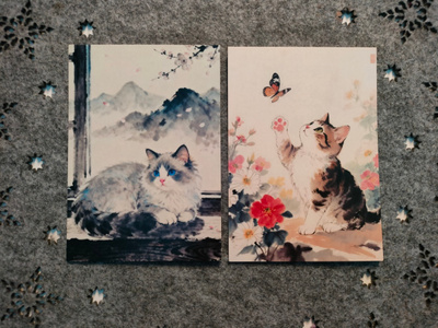 ~Kissa kortti~ 2kpl