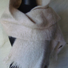Mohair huivi shaali 190cm x 35cm. Made in Spain - pikkukuva 2