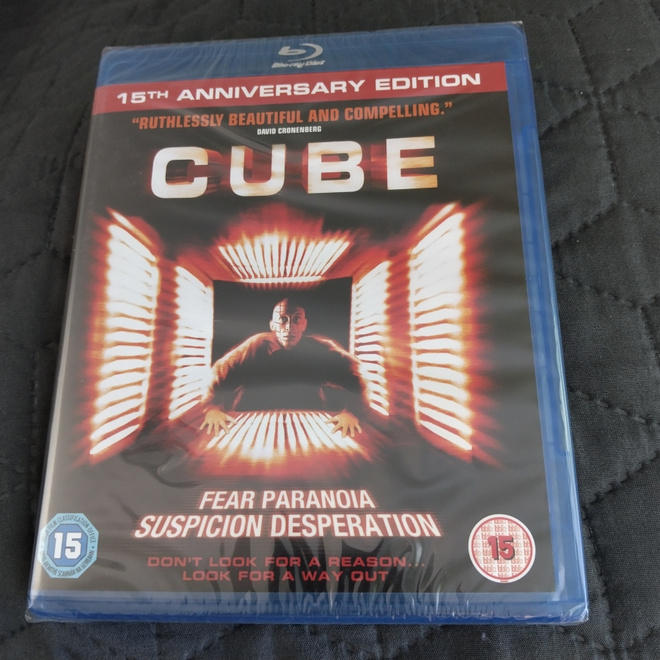 Cube - Kuutio Blu-ray **muoveissa**