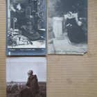 kolme vintage taidekorttia - 1900-luku alku - pikkukuva 1