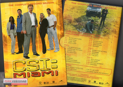 Csi:Miami 2 kausi (64 963) k -FI- DVD slipcase, (6) david ca