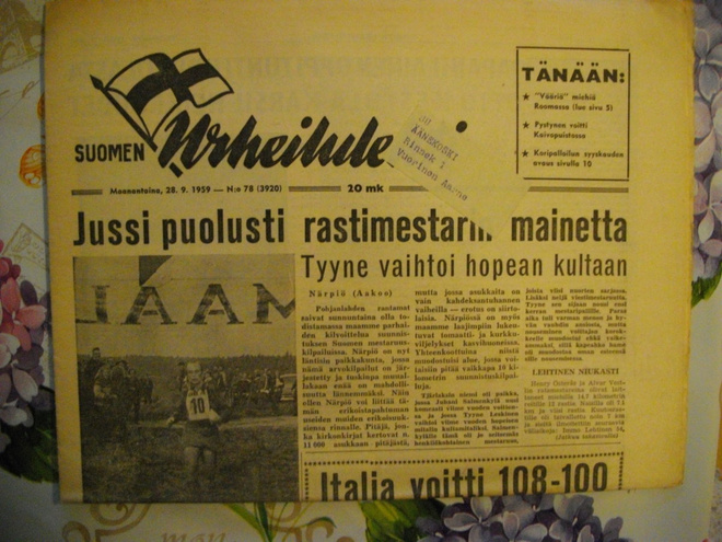 Suomen Urheilulehti Nro 78/1959 (30.9)