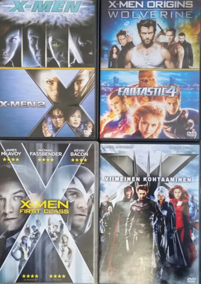 X-MEN ELOKUVIA -DVD