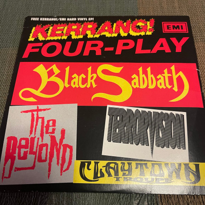 KERRANG - singlet * mm. Black Sabbath, Candlemass, * UK 1992