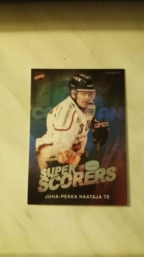 2018-19 Cardset Super Scores kortteja alk. O.75e/kpl PÄVITET