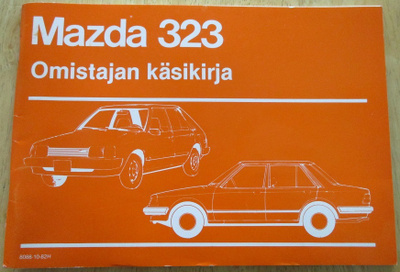 Mazda 323 II BD 10/1982-04/1985 Omistajan käsikirja suomeksi