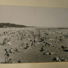 Terijoki, paljon väkeä hiekkarannalla, mv valokuvapk p. 1939 - pikkukuva 1