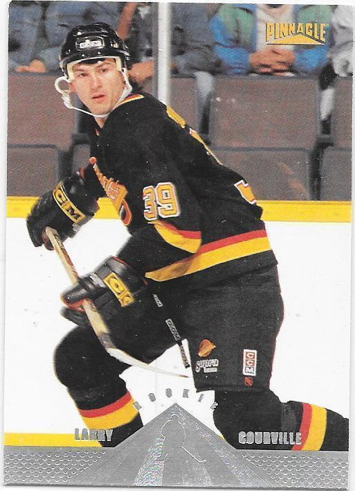 1996-97 Pinnacle #235 Larry Courville Vancouver Canucks goon