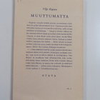 Viljo Kajava : Muuttumatta : runoja - pikkukuva 2