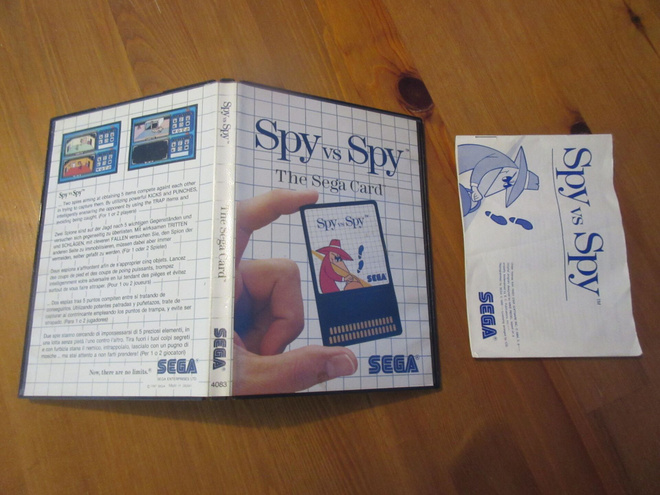 Sega Master System: Spy vs. Spy *VAIN KOTELO + ohje*