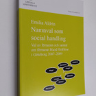 Emilia Aldrin : Namnval som social handling. Val av förna... - pikkukuva 1