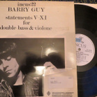 Barry Guy: Statements V-XI LP - pikkukuva 1
