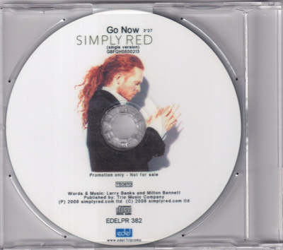 Simply Red - Go Now (CDr, Single, Promo)