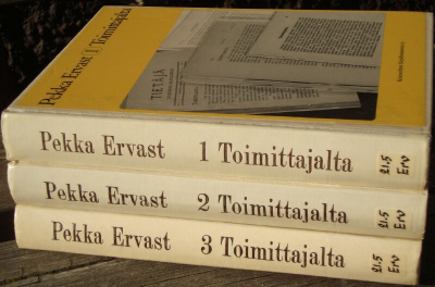 Pekka Ervast: Toimittajalta 1-3 (kirjastopoistoja)