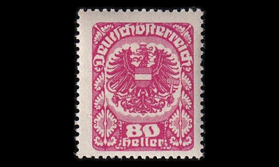 Itävalta 312xa ** Vaakuna 80 H rosa (1920)